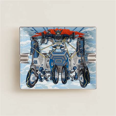 hermes ashtry|hermes mega chariot ashtray.